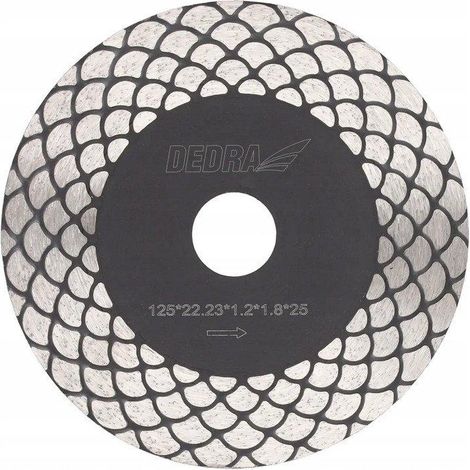 Atlas DEDRA H1036 hoja de corte de diamante 230 mm