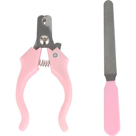 Coupe-ongles roses pour animaux, aiguiseur de griffes pour chien, coupe-ongles pour animaux (1/5)