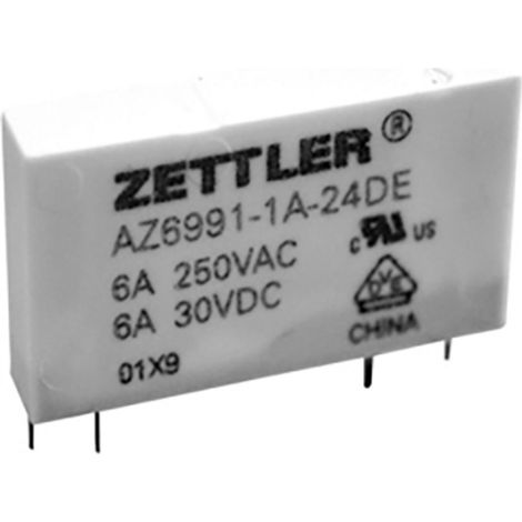 Zettler Electronics AZ6991-1CE-24DE Printrelais 24 V/DC 8 A 1 Wechsler 1 St.