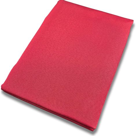 Voile d'ombrage uni avec œillets et franges Bordeaux 145 x 250 cm (1/5)