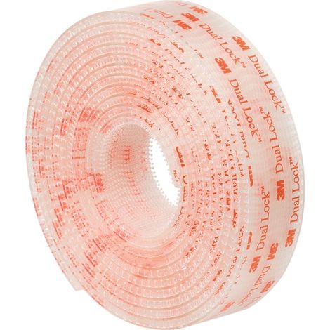 3M Dual Lock Klettband zum Aufkleben (L x B) 2.5 m x 25 mm Transparent 1 St. (1/2)