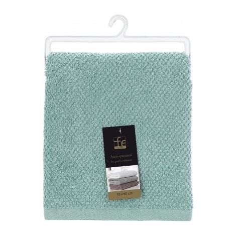 ASCIUGAMANO BIDET 40X60CM ACQUA MARINA IN COTONE