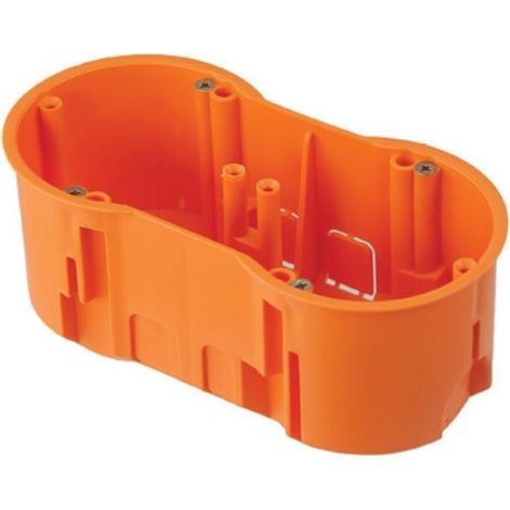 Caja de empotrar 60 profundidad doble con tornillos - A.0042WPG