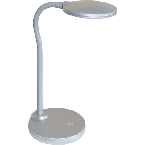 Lampe de bureau LED lampe de bureau variateur 3 voies argent design couloir d'éclairage (1/5)