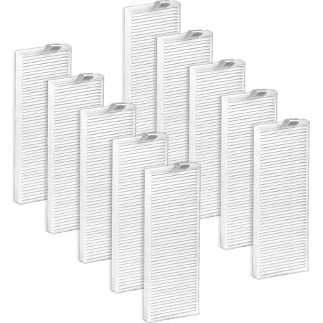 10 - Filtre HEPA - Pièce de Rechange - Compatible Lefant M210 M213 OKP Life K2 K3 - Filtration Poussière Pollen - Pour Aspirateur Robot - Blanc - 8x5cm (1/5)