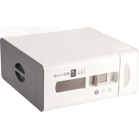 Bac à riz japonais en plastique avec couvercle, mesureur de riz, boîte de stockage domestique, petite taille 6271, blanc (1/5)