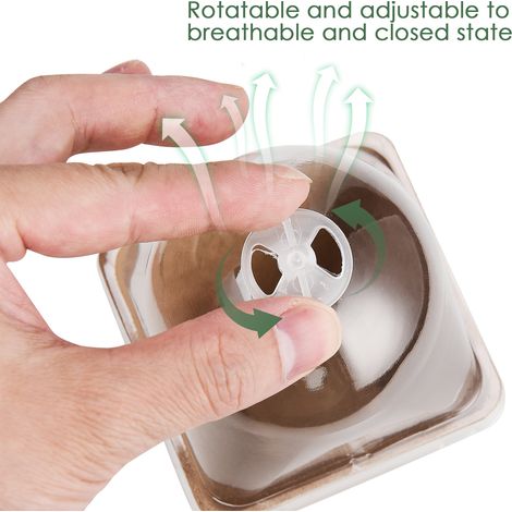 Pots de semis biodégradables avec dôme d'humidité pour plantes de pépinière (1/5)