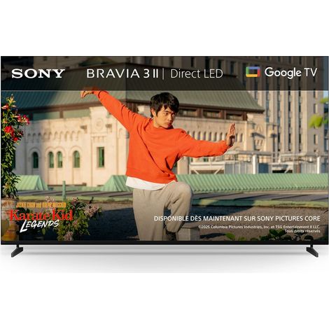 Téléviseur Sony BRAVIA 3 II K50XR35M2 50" 4K HDR Google TV Noir 4 x HDMI 2.1
