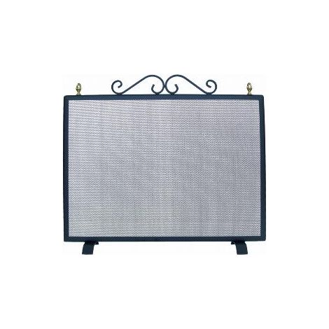 FPLUS salvachispas simple 10401  67x50 cms. , Salvachispa simple de hierro forjado y adornos dorado
Medida. 67x50 cms.
