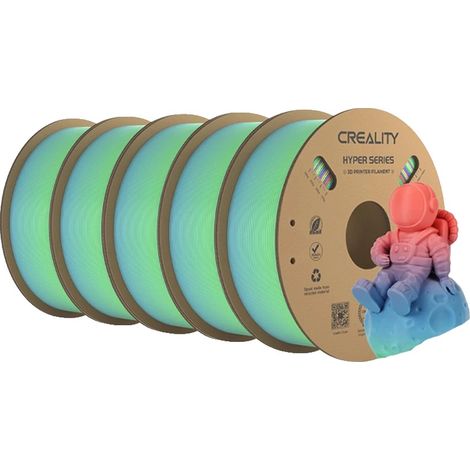 Filamento para impresora 3D, alto rendimiento, degradado multicolor, Wildflower Long 5kg (1/2)