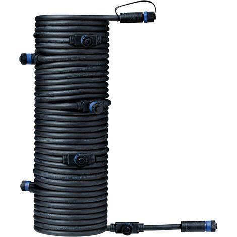 Paulmann Plug & Shine cable de conexión negro 15 metros