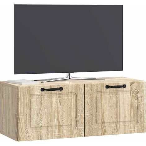 Maison Exclusive - Wandmontierter TV-Schrank Sonoma-Eiche 78,5 x