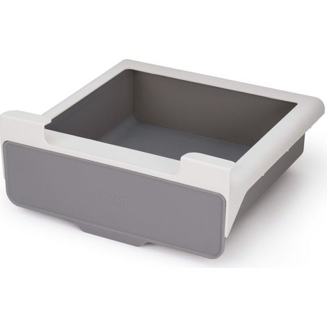 Cajón intermedio Joseph Joseph CupboardStore™, almacenamiento bajo estante, ideal para artículos pequeños, fácil instalación con cinta adhesiva 3M™, gris (1/3)