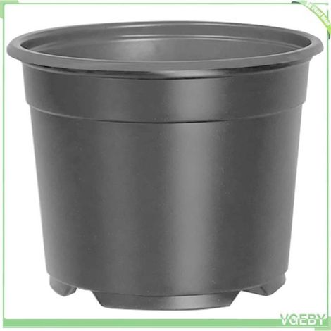 Pot à fleurs - FAFEICY - 42029491 - Noir mat - Ø 15 cm - Pack 50 (1/5)