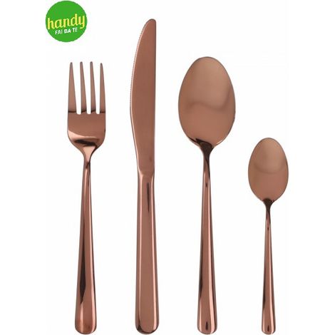 Set posate Tognana Elements Copper Mirror rame 24 pezzi (1/3)