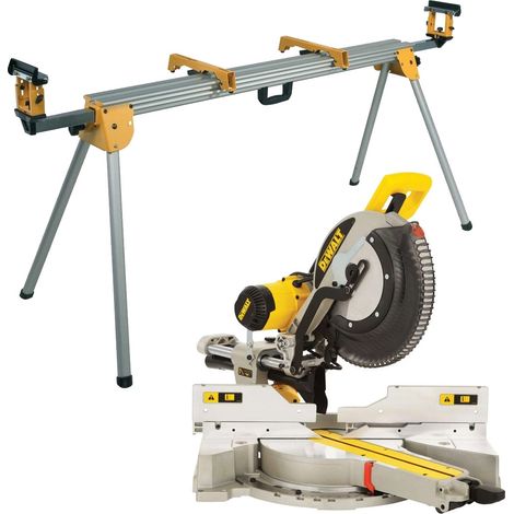 Dewalt DWS780 305mm XPS Sliding Compound Mitre Saw 1675W 240V + DE7023 Leg Stand