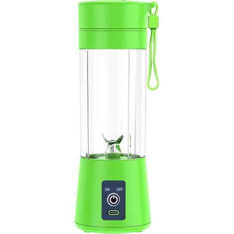 (Vert) Petit extracteur de jus rechargeable pour la maison, mini extracteur de jus à tasse (1/5)