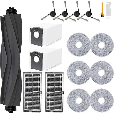 Pièces de rechange pour aspirateurs X40 Ultra / X40 Pro / S30 Pro Ultra : brosse principale, filtre, serpillère, sac à poussière (1/5)