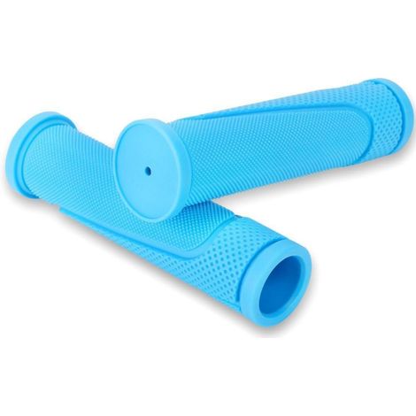 Fahrrad Lenkergriffe Ergonomisch 22.2mm Blau für Kinder & Erwachsene (1/5)