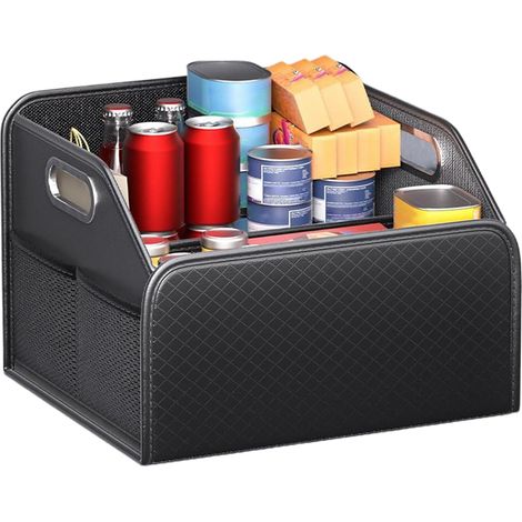 Organisateur de Coffre pour SUV - Boîte À Grande Capacité Avec Multi-Compartiments - Boîte de Rangement Pliable pour Voiture - pour Camion Camping-car Berline Automobile Véhicule Accessoires (1/5)