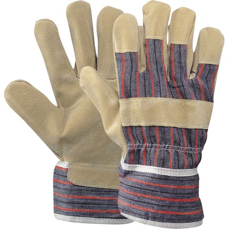 GUANTO CROSTA MAIALE/TELA Tg. 10 - 12 pezzi