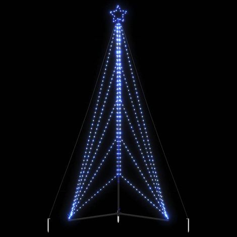 Sapin de Noël à LED-Décoration de Fête pour Noël 615 LED bleu 404,5 cm 277242 (1/5)
