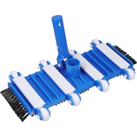 Cepillo de piscina reforzado de 14 pulgadas, manual, piezas para limpieza de piscinas (1/4)
