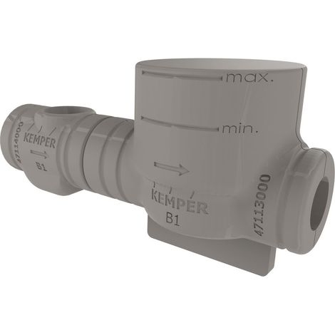 Kemper Dämmschale für CLASSIC Absperr-WZ-Kombinationen, Figur 471 16, inkl. Verschlussclipse, DN 20, 4711600000