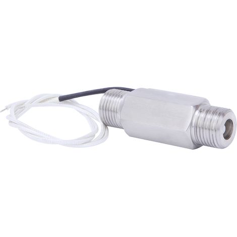Interrupteur de débit d'eau FS-03 en acier inoxydable 304, filetage mâle double 1/2 NPT pour huile et liquide (1/5)