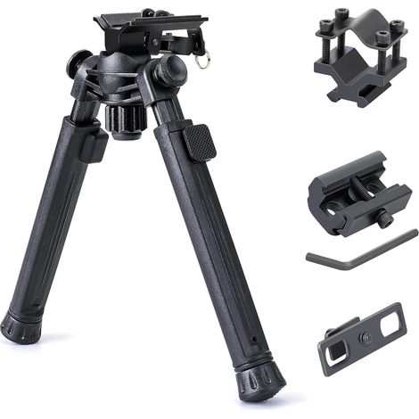 Bipied pour fixation de sangles avec 3 adaptateurs (1/5)