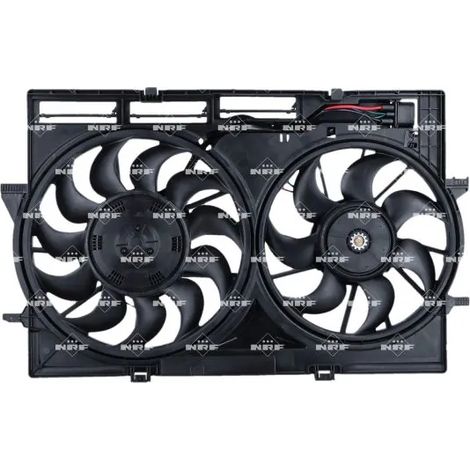 Ventilateur, refroidissement du moteur NRF 470015 AUDI 8K0121207C 8K0121207D