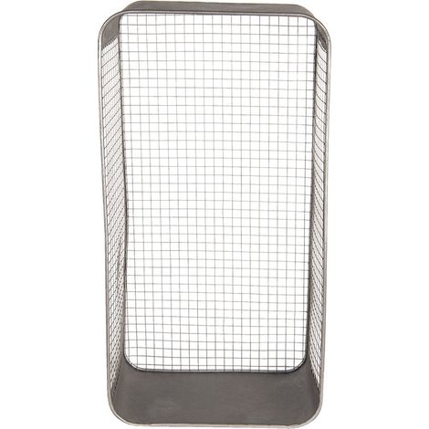 Étagère murale en fer gris style industriel et campagne pour rangement 28 x 15 x 57 cm - PANGIVO (1/4)