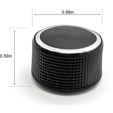 Compatible avec le bouton de commande radio et le bouton de réglage du volume audio des Chevrolet Enclave et GMC (référence 22912547). (1/5)