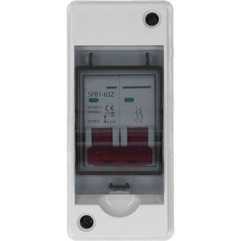 Interrupteur de déconnexion solaire PV avec boîte de Distribution étanche IP65, Mini disjoncteur combinateur DC500V 40A