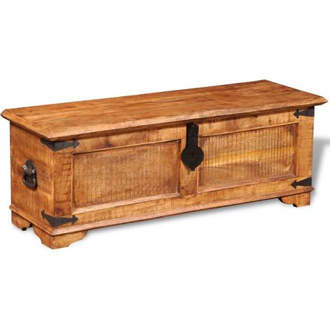 Coffre de rangement Armoire de rangement Boîte de rangement Bois massif de manguier MCYMH564492 (1/5)