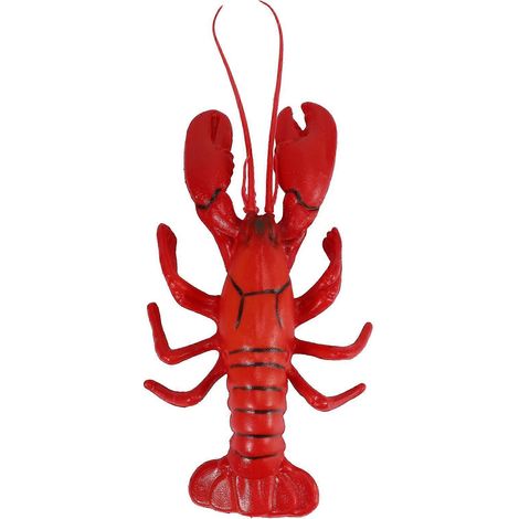 Homard géant de 30 x 12,5 cm pour décoration d'animaux marins artificiels (1/5)