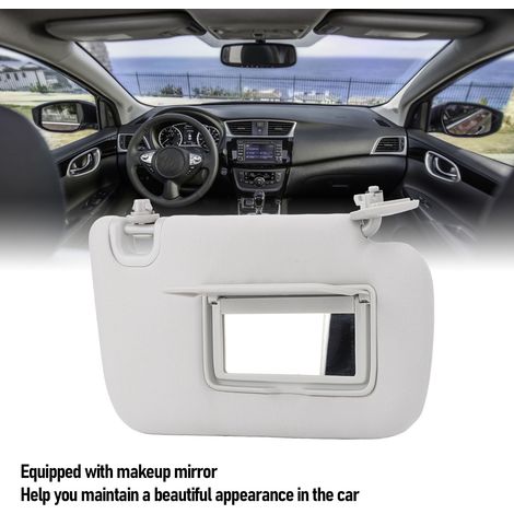 Parasole passeggero con specchio 96400 3SG8A per Nissan Sentra (2013-2019) Grigio (1/5)