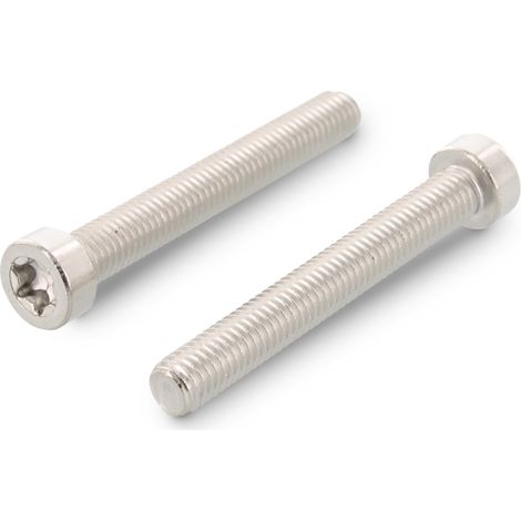 Vis métaux Tête cylindrique TC Basse TORX T10 M3X6 Filetage total Inox A2-1000 pièces (1/4)