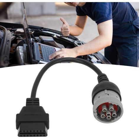 OBD1-zu-OBD2-Adapterkabel für Lkw, 6-polig auf 16-polig, für J1708 (1/5)