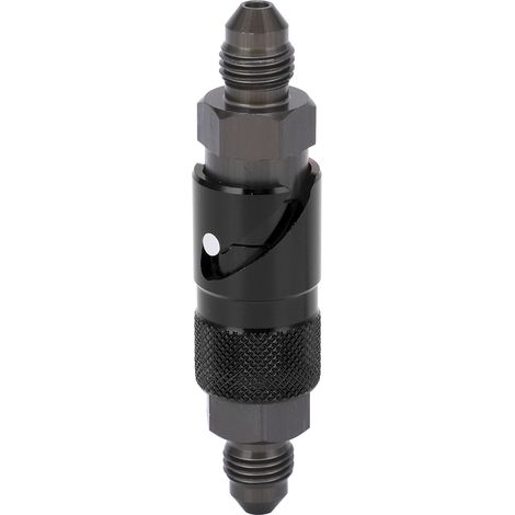 Adaptateur de connexion à dégagement rapide pour conduite de frein, raccord en alliage d'aluminium pour tuyau de liquide de carburant et d'huile, noir (1/5)