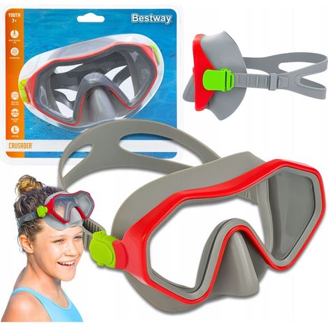 Maschera da sub professionale e occhialini da nuoto per bambini BESTWAY
