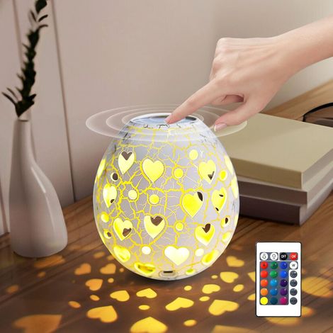 Filiyano – lampe tactile rechargeable et – Veilleuse enfant WJ123, veilleuse œuf RGB à 16 couleurs changeantes avec télécommande, lampe tactile (1/5)