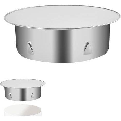 Chimney hole cover, stove pipe cover, chimney cover, pipe cover, 122mm stainless steel chimney pipe cover, chimney cover, chimney cover (1/5)