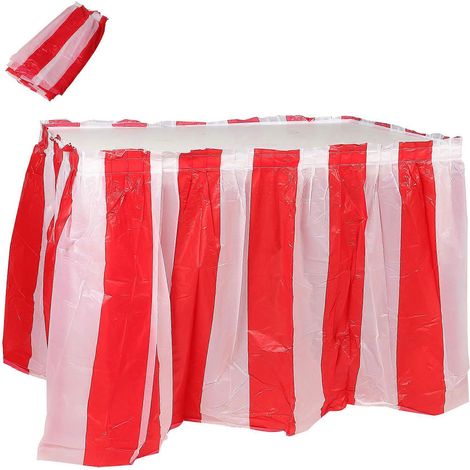 Nappe décorative hawaïenne, jupe de table, nappe d'anniversaire, fournitures pour fête de carnaval (1/5)