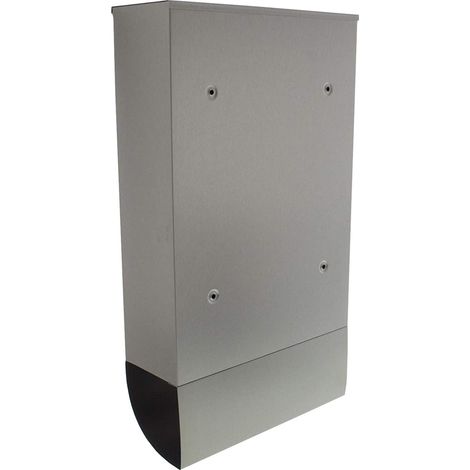 Boite aux lettres Berlin-Set 37770 NI H.500mm B.285mm T.105mm Inox DIN C4 (1/5)