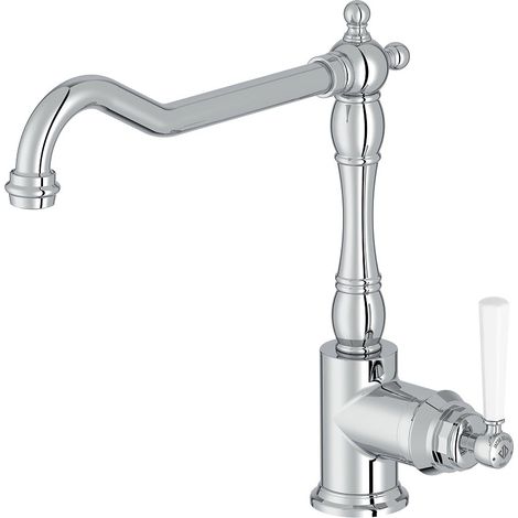 Mitigeur cuisine bec haut JACOB DELAFON Cleo chrome + Nettoyant Briochin (1/5)