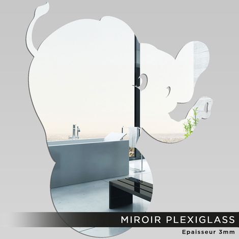 Miroir Plexiglass - Éléphant - 40x50 cm (1/2)