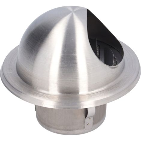 Bouche d'évacuation en acier inoxydable 304, sortie d'air sphérique, capuchon de ventilation décoratif 60mm (1/5)