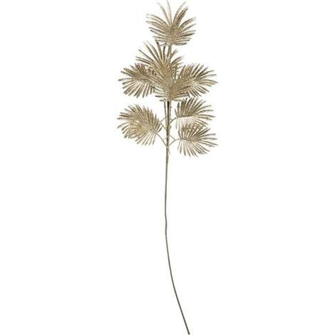 Paris Prix - Branche De Palmier Déco grand Hôtel 75cm Or (1/2)