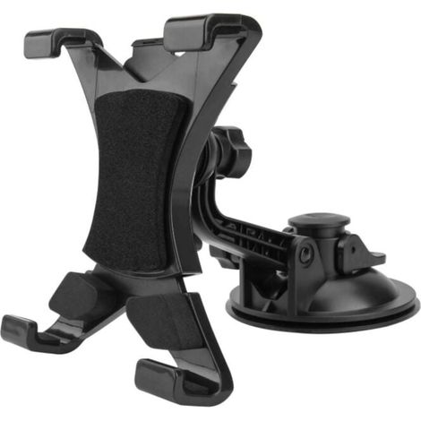FOREHILL Support de tablette de voiture, support de tablette de voiture réglable à 360 degrés avec ventouse puissante (noir) (1/5)